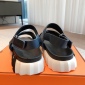 Replica Hermes Pair sandals with crossed LACES a EClair