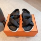 Replica Hermes Pair sandals with crossed LACES a EClairHermes Pair sandals with crossed LACES a EClair