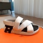 Replica Hermes Pair sandals with crossed LACES a EClairHermes Pair sandals with crossed LACES a EClair