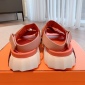 Replica Hermes Pair sandals with crossed LACES a EClair