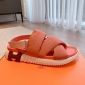 Replica Hermes Pair sandals with crossed LACES a EClair