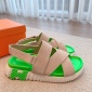 Replica Hermes Eclair情侶款拖鞋綠色 - 3AShoes