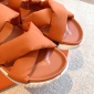 Replica Hermes Pair sandals with crossed LACES a EClair