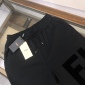Replica Fendi brand logo flocking printed shorts