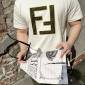 Replica Fendi double F patch letter short sleeve T-shirt