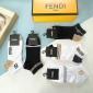 Replica Fendi embroidered socks