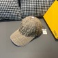 Replica Fendi double F jacquard baseball cap