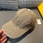 Replica Fendi double F jacquard baseball cap