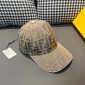 Replica Fendi double F jacquard baseball cap