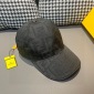 Replica Fendi double F jacquard baseball cap