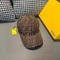 Replica Fendi double F jacquard baseball cap