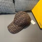 Replica Fendi double F jacquard baseball cap