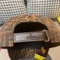 Replica Fendi double F jacquard baseball cap