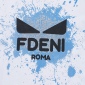 Replica Fendi ink spray print T-shirt