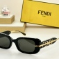 Replica Fendi - Square Modern Chain Link Design Fashion Chic Sunglasses