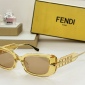 Replica Fendi - Square Modern Chain Link Design Fashion Chic Sunglasses