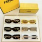 Replica Fendi - Square Modern Chain Link Design Fashion Chic Sunglasses