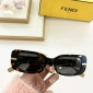 Replica Fendi - Square Modern Chain Link Design Fashion Chic Sunglasses