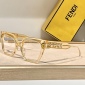 Replica Fendi lime D frame lemon glasses