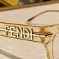 Replica Fendi lime D frame lemon glasses