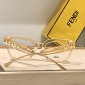 Replica Fendi lime D frame lemon glasses