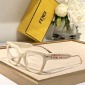 Replica Fendi Purple D-frame glasses