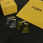 Replica Fendi Double-f Logo Earrings In Soft Gold