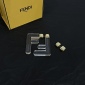 Replica Fendi Double-f Logo Earrings In Soft Gold