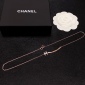 Replica CHANEL double C Diamond smiley face necklace