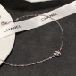 Replica Chanel vintage 14K steel color preserving thin necklace