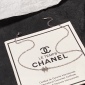 Replica Chanel vintage 14K steel color preserving thin necklace