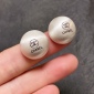 Replica CHANEL Brushed silver stud earrings