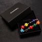 Replica CHANEL Double C colored bead patchwork beanie bracelet