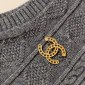 Replica CHANEL double C logo brooch