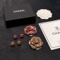 Replica CHANEL Camellia red earrings