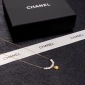 Replica CHANEL Double C letter pearl necklace