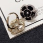 Replica Chanel letter double C camellia ring