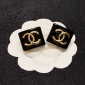 Replica CHANEL Black stud earrings