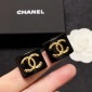 Replica CHANEL Black stud earrings