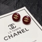 Replica CHANEL Small red stud earrings