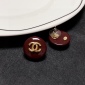 Replica CHANEL Small red stud earrings