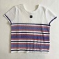 Replica CHANEL Striped color contrast knit short sleeve