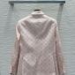 Replica LOUIS VUITTON Mahina Monogram Preppy Blazer Pink Beige