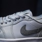 Replica Nike Air Jordan 1 Low Golf gray-blue raw glue shoes