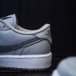 Replica Nike Air Jordan 1 Low Golf gray-blue raw glue shoes