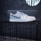 Replica Nike Air Jordan 1 Low Golf gray-blue raw glue shoes