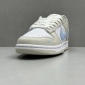 Replica Nike Dunk Low top white gray blue shoes