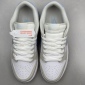 Replica Nike Dunk Low top white gray blue shoes