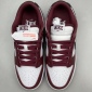 Replica Nike Dunk low white red black shoes