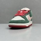 Replica Nike Dunk Low pink green shoes